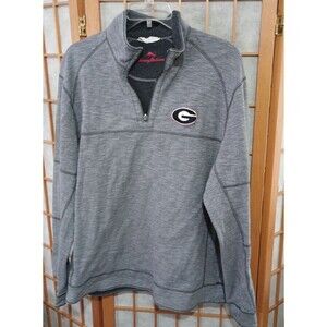 Tommy Bahama UGA Georgia Bulldogs Men's L/XL Pullover 1/4 Zip Reversible